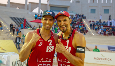Herrera-Gavira se cuelgan el bronce en el 4 estrellas de Doha