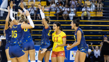 Gran victoria de España ante Suiza en el segundo partido del preparatorio del #EuroVolleyW