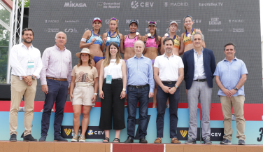 Paula Soria y Sofía González campeonas del VW Beach Pro Future de Madrid