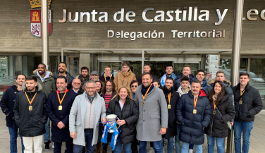 Río Duero Soria ofrece la Copa del Rey a San Saturio y a las instituciones