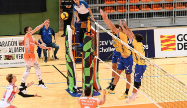 Pamesa Teruel Voleibol cede ante Maccabi Tel Aviv y deberá remontar la eliminatoria este miércoles