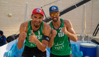Pablo Herrera y Adrián Gavira lucharán por las semifinales en Doha