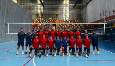 La Selección Sub22 Masculina comenzó en Azuqueca de Henares su preparación para el Europeo