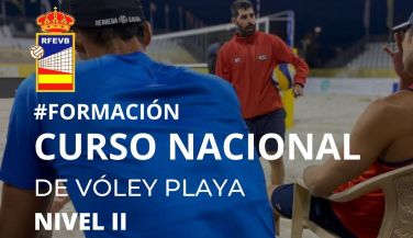 El Curso de Entrenadores de Vóley Playa de Nivel II inició su fase a distancia