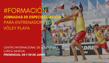 Lorca acogerá unas nuevas jornadas de Especialización para Entrenadores de Vóley Playa 