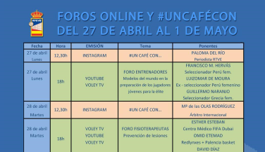 Nuevas citas con la divulgación online esta próxima semana