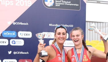 Belén Carro y Daniela Álvarez, bronce en el Campeonato de Europa U22