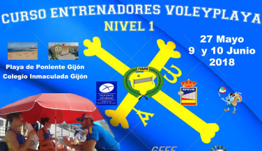 La Federación Asturiana convoca un Curso de Entrenador de Voley Playa
