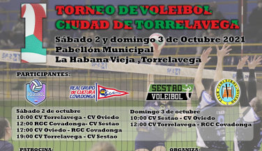 Torrelavega alberga un intenso fin de semana de vóley