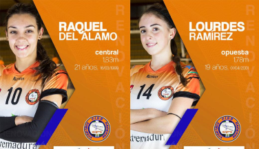 Extremadura CPV confirma dos renovaciones de futuro para el equipo de Primera Nacional Femenina