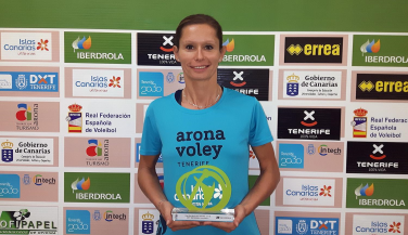 Elzbieta Nykiel (Arona Tenerife Sur) se lleva su tercer MVP Iberdrola 