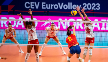 El tiebreak sonríe a Francia en el segundo encuentro del #EurovolleyW