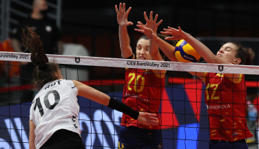 Las Leonas del Vóley se despiden del #EurovolleyW con una derrota ante Alemania