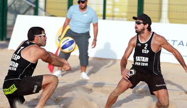 Los nacionales Marco-García debutan con victoria en el Masters CEV de Jurmala