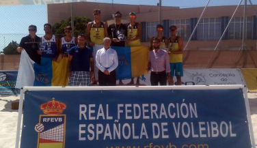 Éxito canario en el Campeonato de España de Voley Playa Sub21 masculino