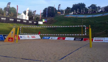 El espectáculo de la final del Campeonato de España de Voley playa toma Fuengirola 