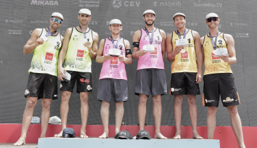 Metral y Haussener, campeones del VW Beach Pro Future Madrid