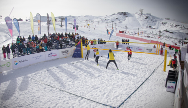 El Sierra Nevada International Snow Volley Open se estrena por todo lo alto